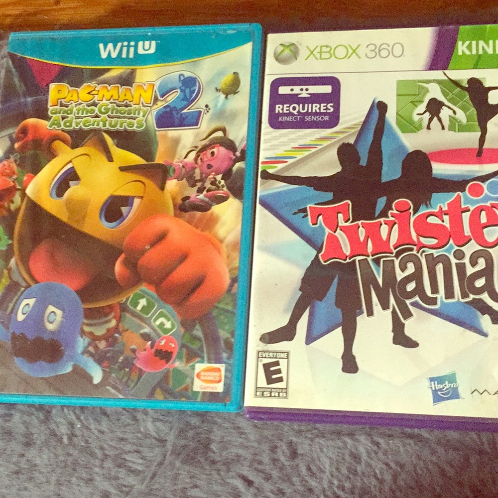 It is a pet name game and Xbox twister mania game